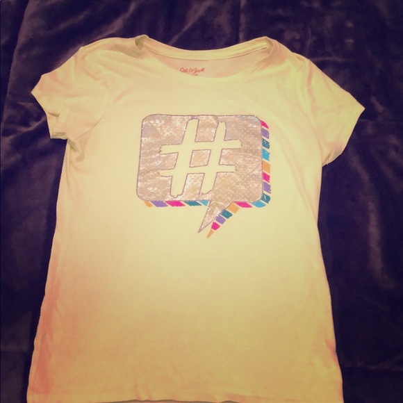 Cat & Jack Shirts & Tops Cat Jack Yellow Logo Tee Poshmark